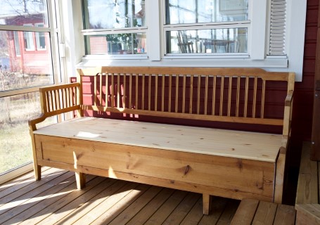 Kökssoffa med ny sits